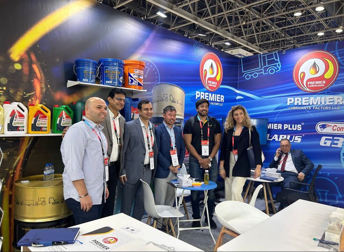 Premier Lubricants team at the trade show